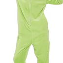 SWEETXIN Adult Unisex Michael Wazowski Onesie Pajamas Halloween Christmas Cosplay Costume Suit for Women and Men (Mike Wazowski, XX-Large)