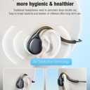 USB Headset with Mic for PC-Laptop,Open Ear Headphones Design for Long Wear, Computer Headset with Call Noise Reduction Premium Stereo Sound for Call Center, MS Teams, Skype, Webinars and More (Black)