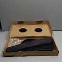 Mouse Pad Wrist Support, Laokiiy 2 in1 Keyboard Wrist Rest+ Ergonomic Mouse Pad, Non-Slip Wrist Rest for Computer Keyboard, Made Easy Typing & Relieve Wrist Pain(Black White)