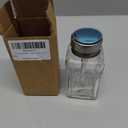 6oz/180ml Glass Push Down Pump Dispenser for Acetone, Nail Polish Remover & Essential Oils - Leak-Proof, Refillable, Durable - Ideal for Nail Salons, Labs or Home Use