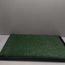 Powools Grass Pad for Dogs Potty - 3-Layer Reusable Dog Grass Pad with Tray, Washable Artificial Grasses Dog Potty Tray with Drainage Holes, Indoor & Outdoor Grass Pee Pad for Dogs, 30" x 20"