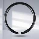 Carbon Fiber Steering Wheel Cover, Thin Steering Wheel Cover Protector Universal Car Steering Wheel Accessories, Matte Black