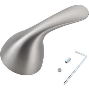 Metal Shower Handle for Delta RP48717, Compatible with 13/14 Series Tub Shower Faucet, Single Handle with Set Screw, Brushed Nickel