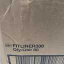 FitRight Plus Liners, Heavy Absorbency, 13 x 30, 4 packs of 20 (80 total)