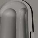 Oral B Replacement Charging Travel Case for type 3758, io7, io8, io9, io10 Toothbrushes, Black