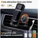 Compatible with iPhone 12 pro max Case with Magnetic Ring Stand, Military Drop Protection, Anti-Scratch/Anti-Fingerprint Translucent Matte Phone Case for iPhone 12 pro max (Black)