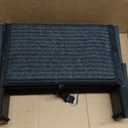 Dog Steps for Car, Truck and SUV - Foldable Pet Stairs for Large Dogs with Non-Slip Rug Surface, Lightweight Dog Ramp Holds Up to 250lbs, 5 Steps (Black Metal Fram, 5 Steps)