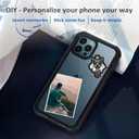 Saecosmo Case for iPhone 12 Pro Max, Full Body Protection Cover with Screen Protector, Ultra Thin Bumper Protective Phone Case for 12 Pro Max 6.7", Black