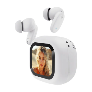Helix Earbuds, Touchsense Interactive LCD Charging Case 