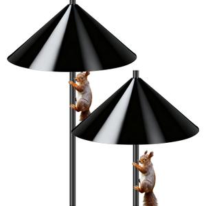 Squirrel Baffle 19 Inch for Bird Feeder Pole, Weather-Resistant & Easy Install