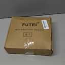 FUTEI Charcoal Decorative Throw Pillow Covers 22x22 Inch Set of 2,Soft Fluffy Faux Rabbit Fur Thick & Thin Striped Textured Cushion Case,Modern Home Decor for Couch Bed Living Room