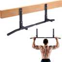 AmStaff Fitness Joist Mount Pull Up Bar, Ceiling Mounted Chin Up Bar for Home Gym, Crossfit, Beam, Rafter - Heavy Duty, Multi Grip, 42" Wide, Maximum Head Clearance - TU038