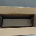 SpaceAid Spice Rack Organizer with 28 Spice Jars, 386 Spice Labels, Chalk Marker and Funnel Set for Cabinet, Countertop, Pantry, Cupboard or Door & Wall Mount - 28 Jars, 13.4" W  10.8" H, Black