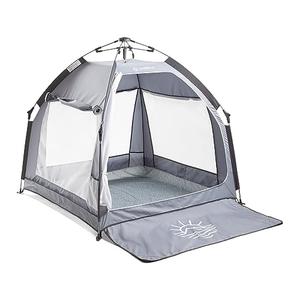 Baby Delight Go with Me Villa Portable Tent and Playard | Kids Tent and Playhouse | Indoor and Outdoor | Elephant Grey
