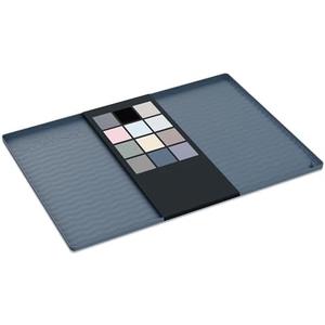 URMONA Waterproof Silicone Under Sink Mat 31'' x 22'' Shelf Liner for Kitchen and Bathroom, Cabinet and Counter Protector, Storage and Organizers, Litter Mat, Pet Cat Puppy Essentials(Dark Grey)