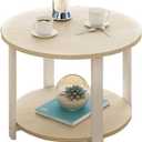 Small Coffee Table Side Table Modern Nightstand Round Side End Accent Coffee Table for Living Room Bedroom Balcony