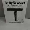 Nano Titanium Professional Nano Light Ionic Dual-Voltage Lightweight Hair Dryer, Portable Travel Professional Styling Tool with Diffuser, Blow Dryer Set for All Hair Types (Black)