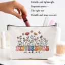 Difference Maker Definition Makeup Bags for Women Cosmetic Bag Appreciation, Difference Maker Gifts for Her Moms Teacher Colleagues Girthday Gift, Makeup Pouch Zipper Bags, Organizer, Cosmetic Pouch