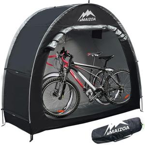 Bike Cover Storage Tent, Outdoor Portable Storage Tent, 210D Oxford Fabric PU4000 Waterproof for 2-3 Bikes, Suitable for Storing Bicycles,Motorcycles,Garden Tools,Lawn Mower,Various Tools