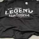 Funny The Legend Has Retired Gift for Men Women Retirement T-Shirt, Small