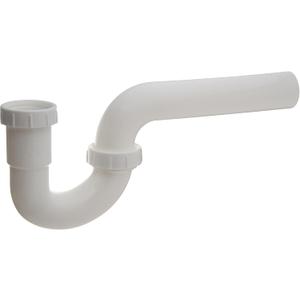 7670000N Plastic P-Trap, White