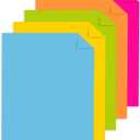 Astrobrights Mega Collection, Colored Paper, "Brilliant" 5-Color Assortment, 625 Sheets, 24 lb/89 gsm, 8.5" x 11 - MORE SHEETS! (91684)