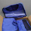Veken 8 Set Packing Cubes for Suitcases, Travel Bag Organizers for Carry on Luggage, Suitcase Organizer Bags Set for Travel Accessories in 4 Sizes, Blue