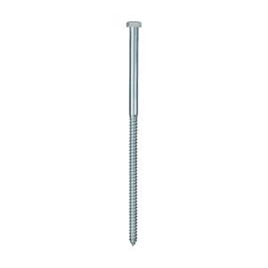 Nuvo Iron - 5/8-In x 12-in Hex Head Lag Bolt - Zinc Plated 6 Pieces