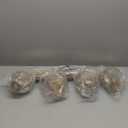 maesta Bathroom Gold Vanity Light Fixtures, 4-Light Gold Bathroom Light Fixtures Over Mirror, Sconces Wall Lighting with Elegant Metal Lampshade for Living Room, Bedroom, Hallway