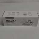 Vegetable Chopper - Multifunctional 15 in 1 Professional Food Chopper - Dicer, Cutter, Egg Slicer (White)