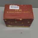 oopswow 16.5FT 200 LED Icicle Lights Outdoor, White Icicle Curtain Light,40 Drops 8 Modes with Timer Star Light,Hanging String Lights for Backdrop,Wedding,Party, Holiday,Xmas Decor,White