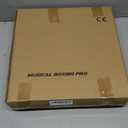 Smart Music Boxing Machine - Wall Mounted Music Punching Pad for Kids, Electronic Focus Agility Training Pad with Boxing Glove, Compact and Resilient - Maquina de Boxeo Musical Pared (Blue light.)