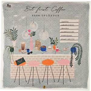 NIQUEA.D, But First Coffee 2026 Wall Calendar