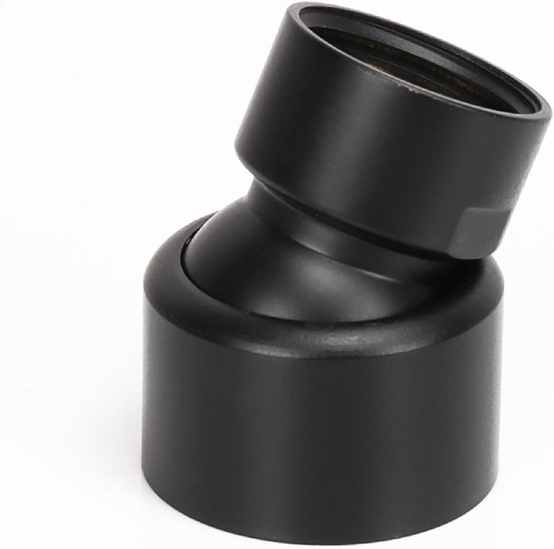 NearMoon Shower Head Swivel Ball Adapter- Solid Brass Shower Connector Adjustable Swivel Ball for 8 Inch ShowerHead (Matte Black)