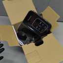 Panasonic Cordless Phone with Answering Machine, Advanced Call Block, Bilingual Caller ID and High-Contrast Display, Expandable System with 1 Handset Cordless Telephone - KX-TGD830M (Metallic Black)