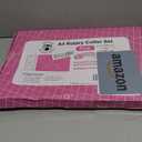 Headley Tools Rotary Cutter Set - 45mm Fabric Cutter, 5 Replacement Rotary Blades, A3 Cutting Mat, Quilting Ruler and Sewing Clips, Craft Knife Set, Ideal for Crafting, Sewing, Patchworking, Pink