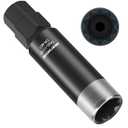 10 Spline Lug Nut Key, Replacement for TA20-17/19, Compatible with Bimecc 10 Spline Lug Nut Socket for Passenger Car/SUV/Truck, with 17mm & 19mm Hex Drive, Double Layer Reinforcement