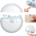 Electric Smart Nail Clippers for Adults & Elderly - Rechargeable 3-Speed Automatic Toenail Trimmer with Polisher, Built-in Light & Catcher Container - High Performance for Hard Thick Nails