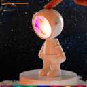 Sunset Projector Astronaut Night Light Led Aura Lamp for Photography/Party/Bedroom/Living Room/Tiktok Live Decor, Selfie with Battery, Christmas/Birthday Gifts for Women/Girls (PANGY-Seven color)