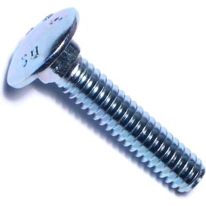 014973230432 Carriage Bolts, 1/4-20 x 1-1/4, Piece-100, zinc
