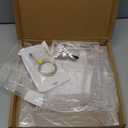 YestBuy 4 Tier Cupcake Stand Acrylic Tower Display with LED Light Premium Holder Dessert Tree Tower for Birthday Cady Bar Dcor Weddings, Parties Events (Yellow Light)