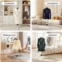 Garment Steamer Stand for Clothes - Garment Hanger for Steaming, Steam Rack for Clothes, Steam Iron with Stand, Including Ironing Gloves, Clothes Rac, Hair Remover