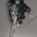 Artificial Rose Flower,10 Non Fading Single Stem False Silk Flower Roses, Realistic Blossom Flora for DIY Home Decoration Bridal Wedding Bouquet Halloween Decoration (Black White)