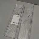 upsimples Acrylic Shelves for Bathroom Storage, 15" Floating Shelves Wall Organizer for Perfume, Make up, Skincare, Kids Bookshelf for Bedroom, Nursery, Living Room Decor, Clear, 2 Pack