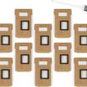 10 Pack Dust Bag Fit for Roborock S7 / S7+ / S7 MaxV Plus Vacuum Cleaner Auto-Empty Dock, 3L Large Capacity Replacement s7 dust Bags Accessory Set