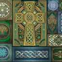 Springbok Celtic Knots 500 Piece Jigsaw Puzzle for Adults  Poster Now Included - Intricate Irish Art - Unique Cut Pieces  Made in USA