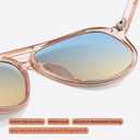 livho Trendy Polarized Aviator Sunglasses Women Men, Retro Sun Glasses for Women Men 2025, Oversized UV Protection Shades