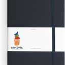 Hardcover Ruled Journal with Thick 100 gsm College Ruled Paper A5 size (8.3 inches x 5.4 inches) - Daily Writing Notebook Journal for Travel, School and Office Use - Diary Journal for Women and Men - Ink Blue