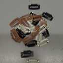 WILLBOND 30 Pieces 32 mm 9-teeth Hair Extension Clips Hair Extension Wigs Snap Clips Comb Small Snap Wig Accessories for Women DIY(Mixed Colors)