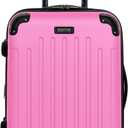 Kenneth Cole REACTION Renegade Luggage Expandable 8-Wheel Spinner Lightweight Hardside Suitcase, Watermelon, 20-Inch Carry On